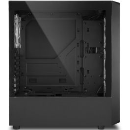 Sharkoon TK4 RGB Midi Tower ATX Negra con 3 Ventiladores LED RGB, Panel Lateral Cristal Templado y USB 3.0