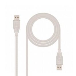Nanocable Cable USB 2.0 A USB 2.0 Macho/Macho 2m Beige