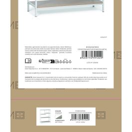 Inde Estanteria Multiusos Madera-Metal 75x30x100 cm