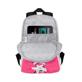 OMP! Sneakers Fuchsia Mochila Grande Urbana 1 Compartimento 17x30x40cm 60% PU 40% Algodón Poliéster Fucsia