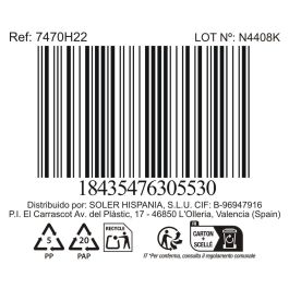 La Mediterranea Fuente Oval Nebula 33.5 cm x 15 cm (8 Unidades)