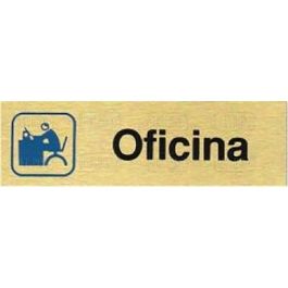 Duver Placa de Aluminio Color Oro con Letrero ''Oficina'' 150x45 mm Precio: 4.49999968. SKU: B1F7JRHMP8