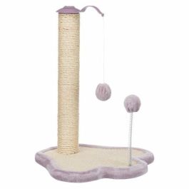 Trixie TRI4011905429311 Rascador para Gatos y Gatitos Modelo Junior, con Poste Integrado, Altura 50 cm, Colores Natural y Malva Precio: 24.69000039. SKU: B164XH4ATP