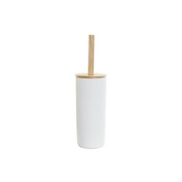 Escobillero Scandi DKD Home Decor Blanco Natural 10 x 38 x 10 cm