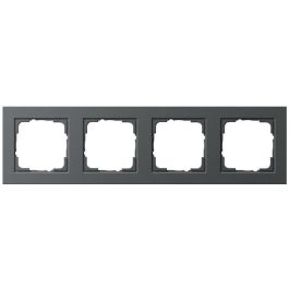 GIRA Marco 4 veces E2 Antracita Marco de 4 enchufes Precio: 50.49999977. SKU: B1D8Z9CE68