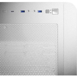 LC-Power LC-8001W-ON Midi Tower Gaming Pro-Storm Light Blanco ATX Vidrio Templado con Iluminación RGB