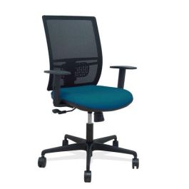 Silla Piqueras Y Crespo Yunquera Brazos Regulable Ergonomica Mecanismo Sincro Respaldo Malla Negra Asiento Tapizado Bali Verde Petroleo Precio: 263.88999989. SKU: B1CLJP728A