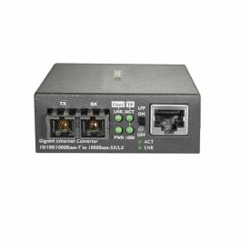 Conversor de RJ45 a Fibra Óptica Startech MCMGBSCSM10 1 Gbps Conversor de RJ45 a Fibra Óptica Startech MCMGBSCSM10 1 Gbps