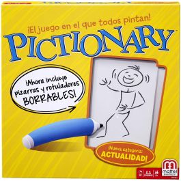 Mattel Games Dkd51 Pictionary Cast Juego de Mesa Familiar de Dibujo y Adivinar Palabras con Pizarra Borrable para +8 Años en Español Mattel Games Dkd51 Pictionary Cast Juego de Mesa Familiar de Dibujo y Adivinar Palabras con Pizarra Borrable para +8 Años en Español