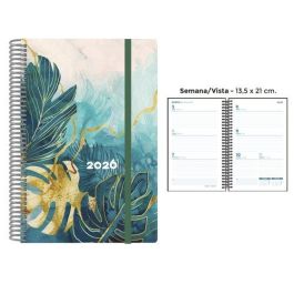 Agenda Anual (2026) Senfort Decorada Espiral Tapa Pp Con Goma 135X210 S/V Green Paradise Precio: 10.50000006. SKU: B19WCHPQQB