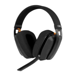 Krom NXKROMKANJIBK Auriculares Gaming Inalámbricos con Micrófono, Triple Conexión (Bluetooth/2.4 GHz/USB), 40mm, Negros