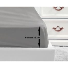Lovely Home Sábana Ajustable 100% Algodón de 54 Hilos 90x190x25 cm Gris Claro Certificado OeKO-TEX para Cama 1 Persona Precio: 21.49999995. SKU: B1974AHZWM