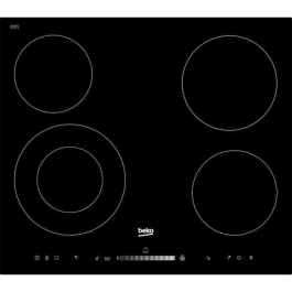 Beko HIC64502T Placa Vitrocerámica - 4 Zonas - 6700W - L58 x P51cm - Negro Precio: 242.79000053. SKU: B1AZNXN947