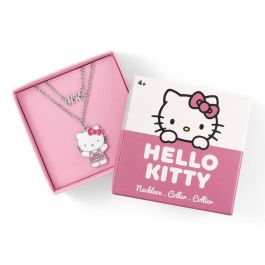 Hello Kitty and Friends Colgante Plata Bañado en Plata con Lazo y Piedras