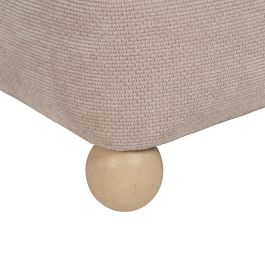 Puf Beige-Marrón Dm-Tejido 44 X 44 X 50 cm