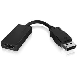 ICY BOX Adaptador DisplayPort 1.2 a HDMI 4K 60Hz Negro