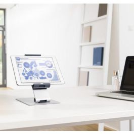 Durable Soporte Elevador Mesa Tablets 7-13 Pulgadas Giratorio 360° para Escritorio Profesional Referencia 8930-23