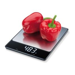 Beurer KS-34-XL Balanza de Cocina Acero Inoxidable con Función Tara y Pantalla Invisible - Hasta 148 caracteres Beurer KS-34-XL Balanza de Cocina Acero Inoxidable con Función Tara y Pantalla Invisible - Hasta 148 caracteres
