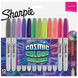 Sharpie Marcador Permanente Cosmic Fine Punta Redonda 0.9 mm C-Surtidos Blíster 12 Ud Precio: 8.49999953. SKU: S8417480