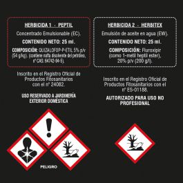 Herbicida total sistemico duopack 25 + 25 ml