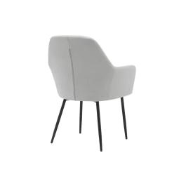 Q-connect Silla Confidente Siemione Base Metálica Color Gris Claro Altura Máx 820 mm Profundidad 580 mm Anchura 570 mm Tapizado en Tela