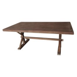 Mesa Comedor Alpino DKD Home Decor Natural 100 x 80 x 200 cm