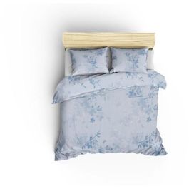 Juego de Cama ASI8681181814802 - 1 Funda Nórdica 220x240 cm + 2 Fundas de Almohada 60x60 cm - 100% Algodón Reforzado Azul
