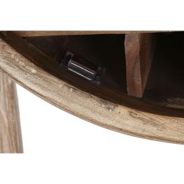 DKD Home Decor Mueble Bar Alpino de Madera Reciclada, Teca y Cristal Natural con 2 Puertas 40x182x75 cm DKD Home Decor Mueble Bar Alpino de Madera Reciclada, Teca y Cristal Natural con 2 Puertas 40x182x75 cm