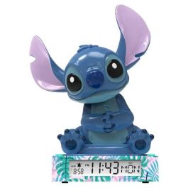 Lampara 3D Despertador+ Fecha Stitch Las3055 Kids Licensing