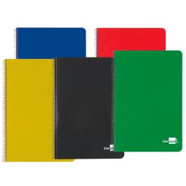 Cuaderno Espiral Liderpapel Cuarto Tapa Dura 80H 60 gr Cuadro 4 mm Con Margen Colores Surtidos 5 unidades Precio: 7.49999987. SKU: B18PBLMVK2