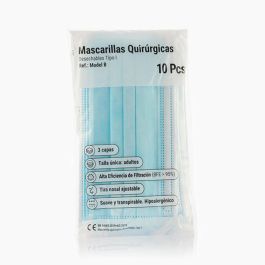 Mascarilla Quirúrgica Desechable de 3 Capas Tipo I Model B (Pack de 10) Mascarilla Quirúrgica Desechable de 3 Capas Tipo I Model B (Pack de 10)