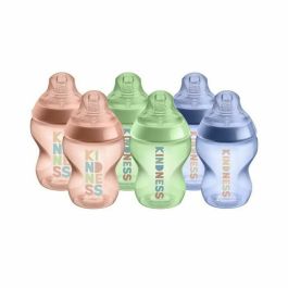 TOMMEE TIPPEE - Pack de 6 biberones Closer to Nature - Tetina con válvula anticólicos - 260ml - Multicolor Precio: 37.5899997. SKU: B15JJYQL8H