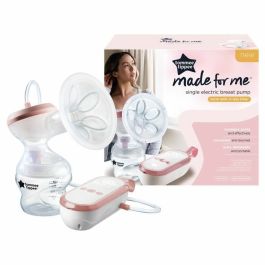 Tommee Tippee, Bombado de leche eléctrico hecho para mí, recargable por USB, silencioso y transportable, incluida la botella incluida