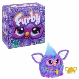 Furby Morado, 15 accesorios, peluche interactivo para niñas y niños, animatrónico activado por voz, a partir de 6 años