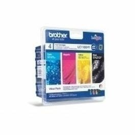 Ink-Jet Brother Lc-1100Bk -M-Y-C Pack 4 Colores Alta Capacidad 900 Pag Bk- 750 Pag M-Y-C- Precio: 58.49999947. SKU: S7134505