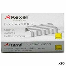 Grapas Rexel 1000 Piezas 26/6 (20 Unidades) Precio: 13.95000046. SKU: S8425160
