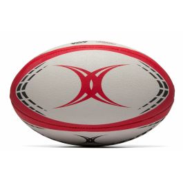 Balón de Rugby Gilbert G-TR4000 Blanco 28 cm Rojo