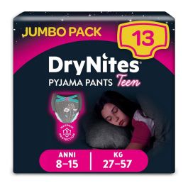Pack de Braguitas para Niña DryNites Pyjama Pants Teen (13 uds)