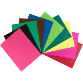 Bloc Trabajos Manuales Liderpapel Fieltro 240x315 mm 10 Hojas Colores Surtidos 5 unidades