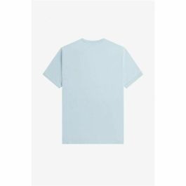 Camiseta de Manga Corta Hombre Fred Perry Ringer Azul cielo