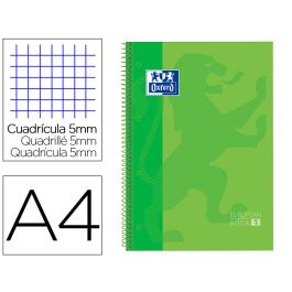 Oxford Cuaderno Classic Europeanbook 1 Write&Erase 80H A4+ 5x5 mm Microperforado T-Extradura Pack 5 Ud Verde Manzana Precio: 23.98999966. SKU: B12JC5MQ66