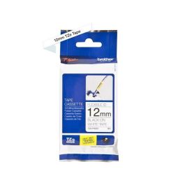 Cinta Laminada para Rotuladoras Brother TZEFX231 Negro/Blanco 12 mm 12 mm x 8 m