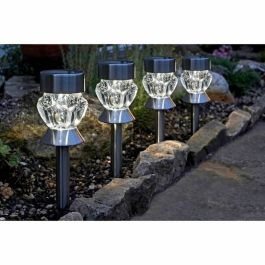 Set de estacas solares de jardín Smart Garden Cristal (4 Unidades)