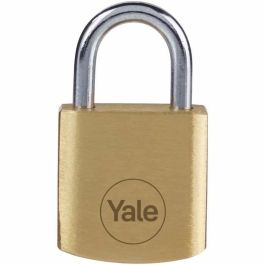 Candado de llave Yale Acero Rectangular Dorado (4 Unidades)