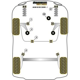 Silentblock Del Soporte Inferior Del Motor Largo PFF85-620