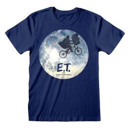 Camiseta de Manga Corta E.T. Moon Silhouette Azul Unisex Precio: 17.95000031. SKU: D0800426