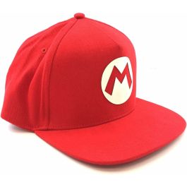 Gorra Unisex Super Mario Badge 58 cm Rojo Talla única