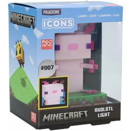 Lampara Paladone Icon Minecraft Ajolote