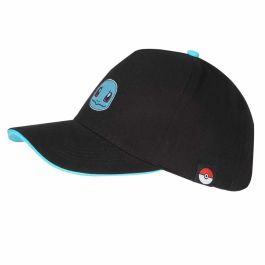 Gorra Unisex Pokémon Squirtle Badge 58 cm Negro Talla única