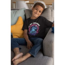 Camiseta de Manga Corta Infantil Stitch So Not Ordinary Negro